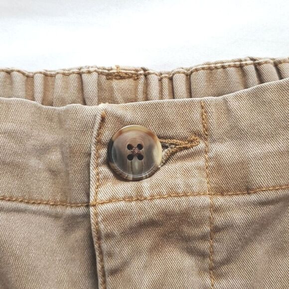 Old Navy Tan Brown Cotton Straight Pants Size S - Picture 3 of 5